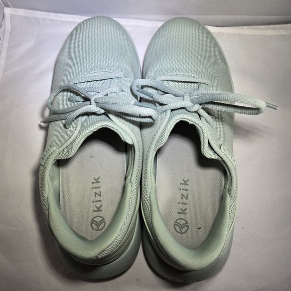 Kizik Madrid Eco Knit Slip-on Athletic Shoes‎ Sage Green Women's Size 10.5 Wide - Picture 6 of 8